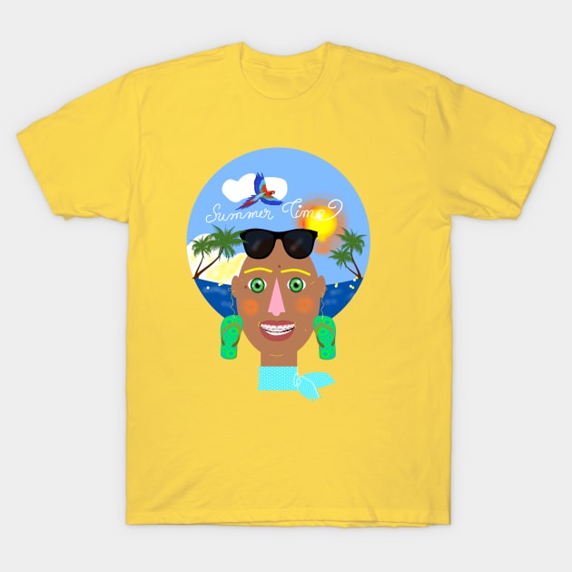 Bulb Head 04: Bibi Holidays T-Shirt by adelwins